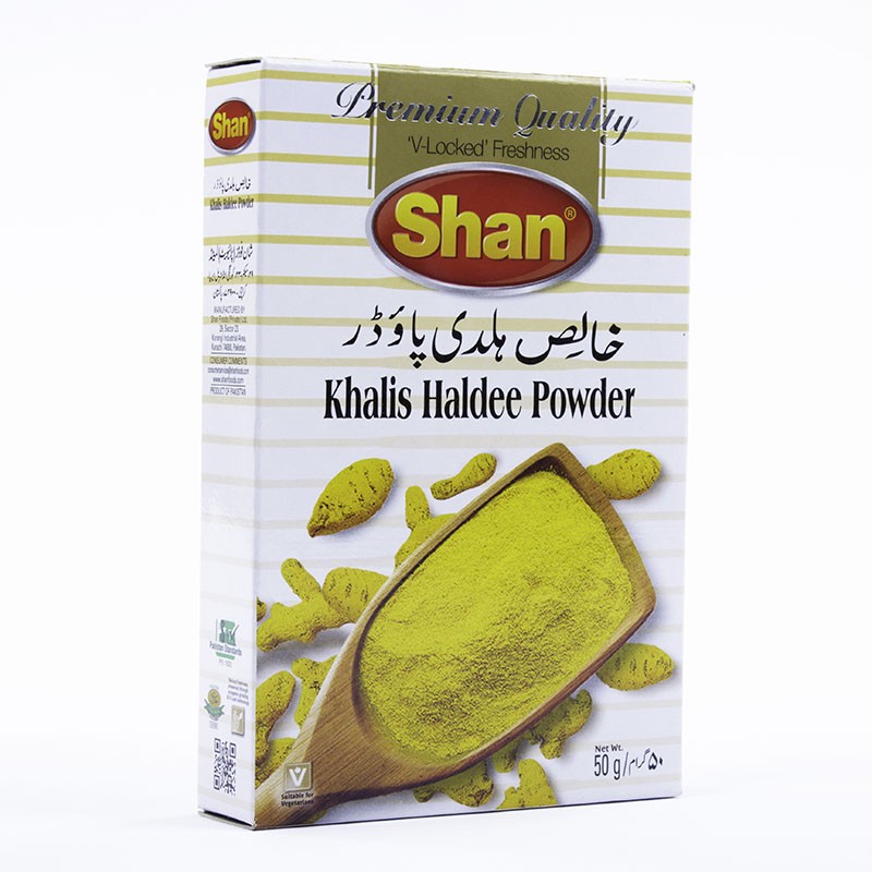 Shop Now | Shan Khalis Haldee Powder - 50gm | MyCart.pk