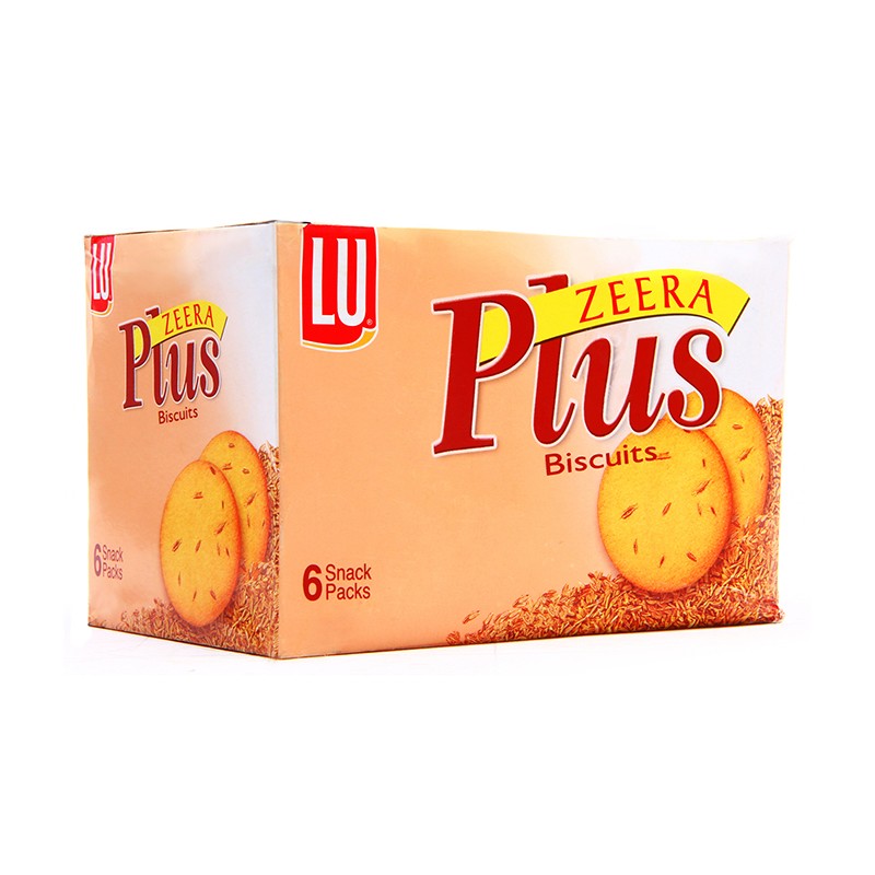 Shop Now | LU Biscuit Snack pack Zeera Plus (Pack of 6) | MyCart.pk