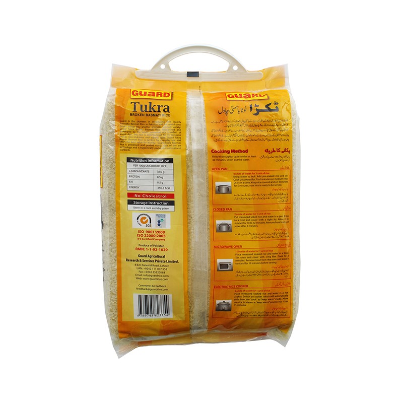 Shop Now | Guard Tukra Basmati Rice - 5kg | MyCart.pk