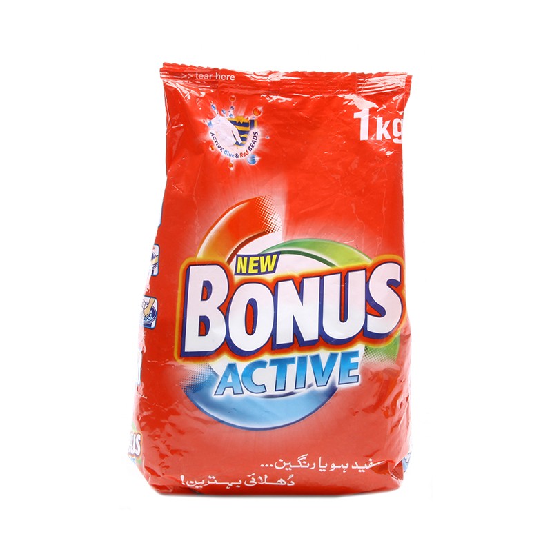 Shop Now | Bonus Active Detergent Powder - 900gm | MyCart.pk