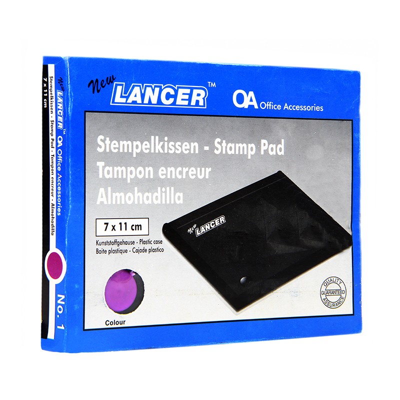 Shop Now | Lancer Stamp Pad 7x11cm (Blue) - Stationery - Home ...