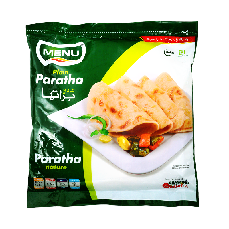 Shop Now | Menu Plain Paratha (Pack of 5) - 400gm | MyCart.pk