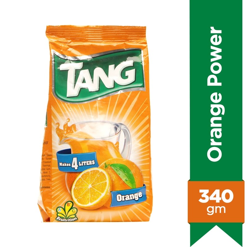 Shop Now | Tang Orange Drinking Powder Pouch - 340gm | MyCart.pk